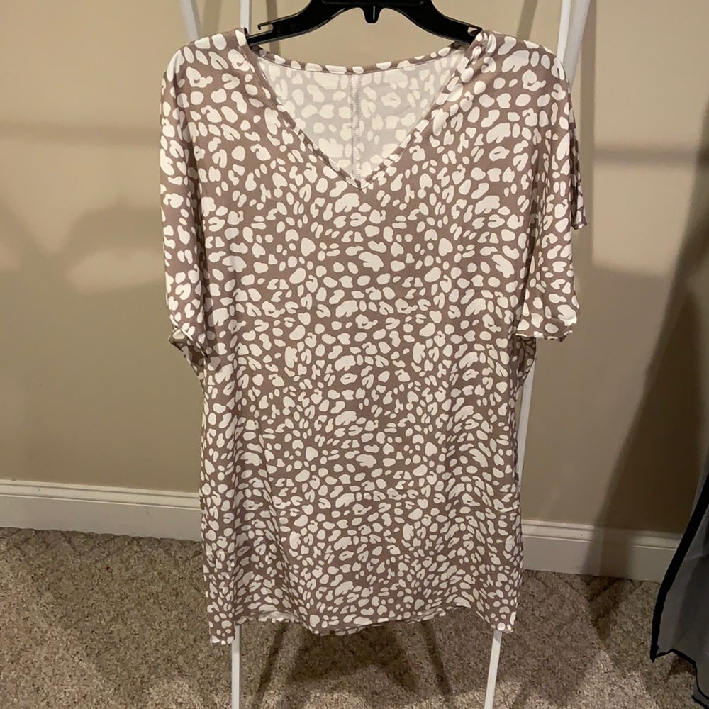 Women’s cheeta print dress